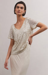 Marbella Sequin Top Stardust