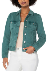 Classic Jean Jacket Shale Green