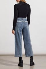 Brooklyn Button Fly Crop Wide Leg True Vintage