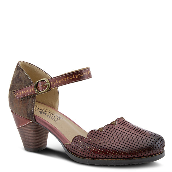 Parchelle Mary Jane Heel Bordeaux