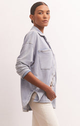 All Day Knit Denim Jacket Washed Indigo