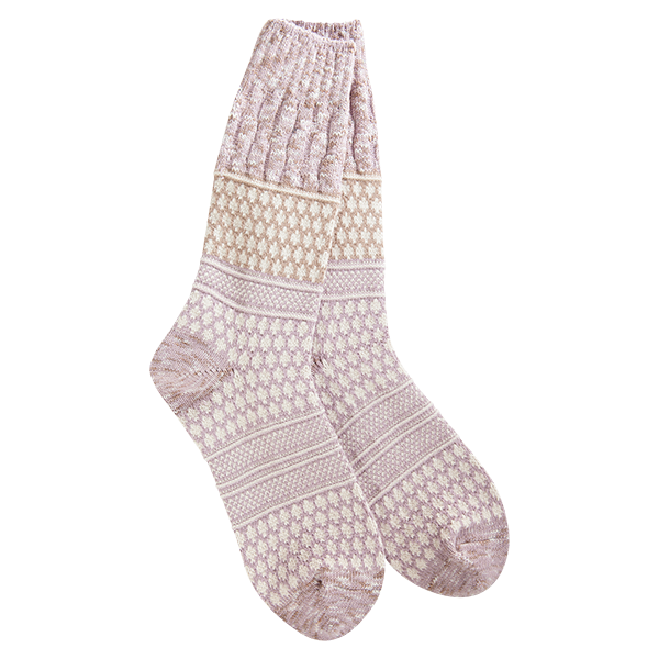 Weekend Gallery Textured Crew Sock Nirvana Multi