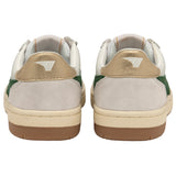 Hawk Sneakers White, Dark Green + Gold