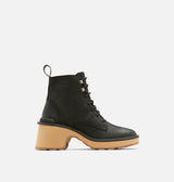 Hi Line Heel Lace Boot Black + Tawny Buff