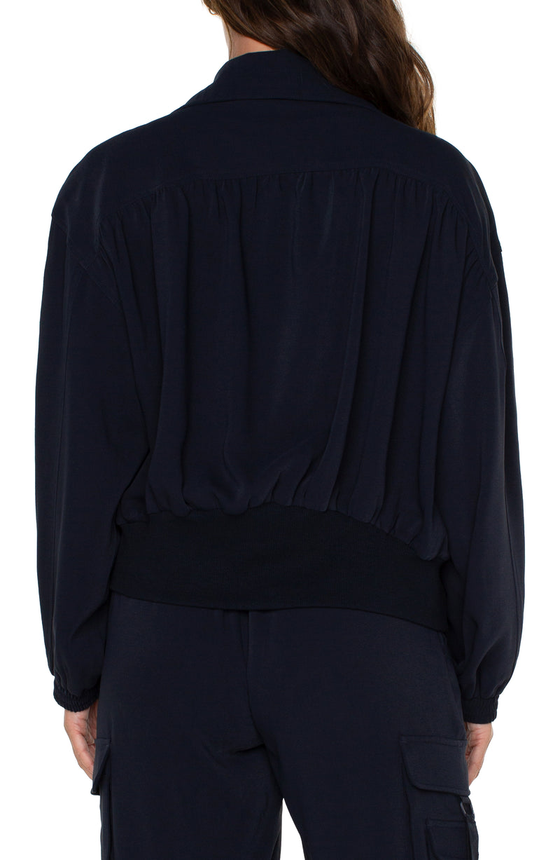 Zip Up Dolman Jacket