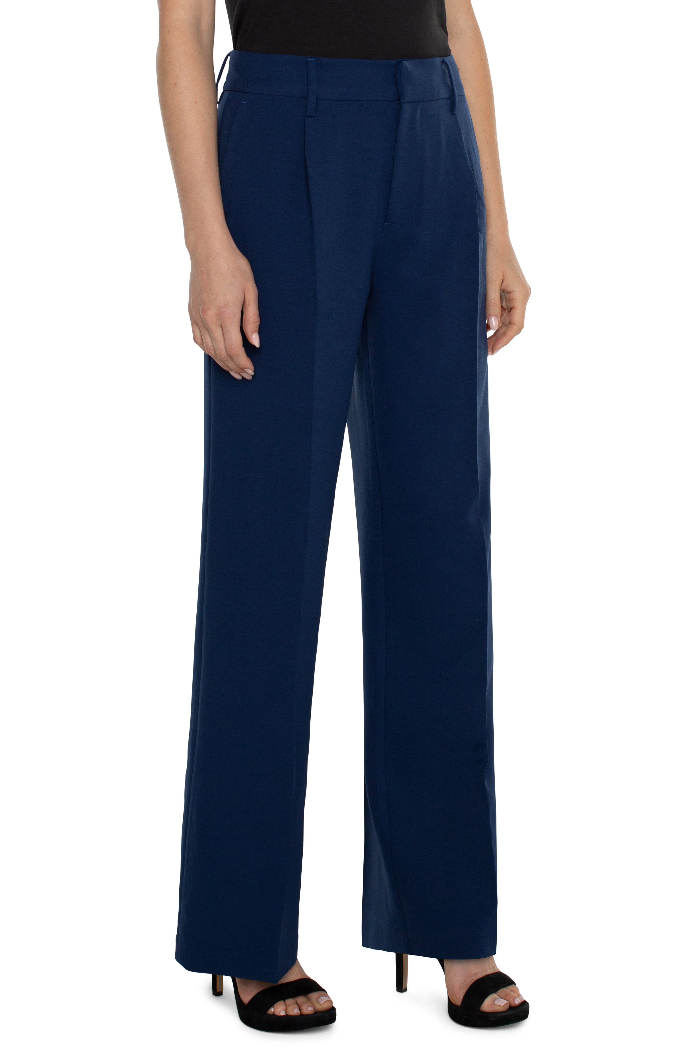 Hi Rise Pleated Trouser Galaxy