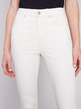 Stretch Boot Leg Pants Natural