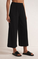 Scout Textured Slub Pants Black