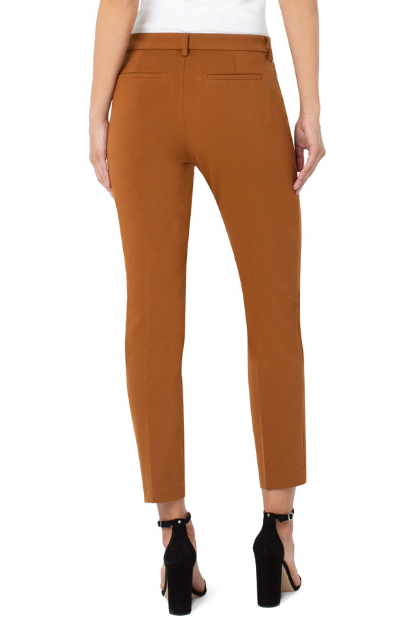 Kelsey 29" Knit Trouser  Walnut Brown