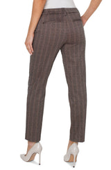 Kelsey 29" Knit Trouser  Black Brick Jacquard
