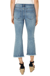 Hannah Frayed Hem Crop Flare Spokane