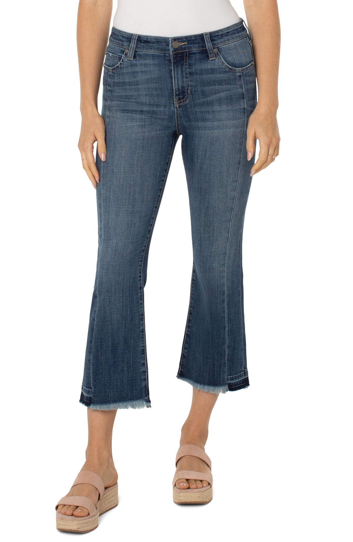 Hannah Seamed Crop Flare Oakhurst