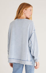 Knit Denim Modern Weekender Washed Indigo