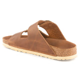 Arizona Big Buckle Sandals Cognac