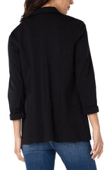 Princess Dart Boyfriend Blazer Black