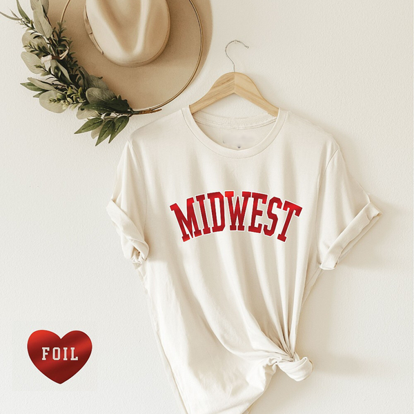 Midwest Foil Graphic Tee Vintage White