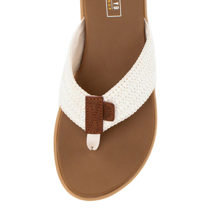 Sarnia Flip Flops Ivory