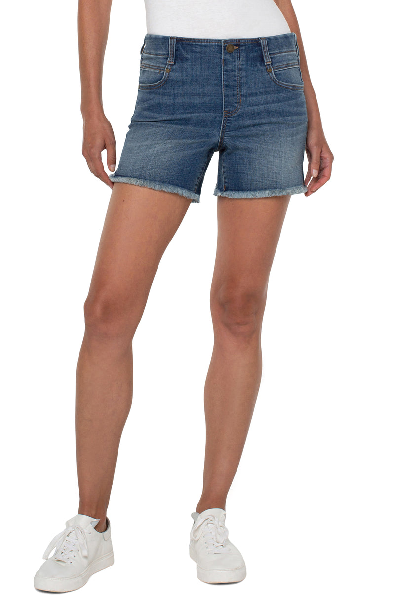 Gia Glider Fray Hem Short Harris