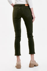 Blaire Hi Rise Slim Ankle Straight Pine