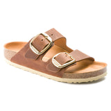 Arizona Big Buckle Sandals Cognac