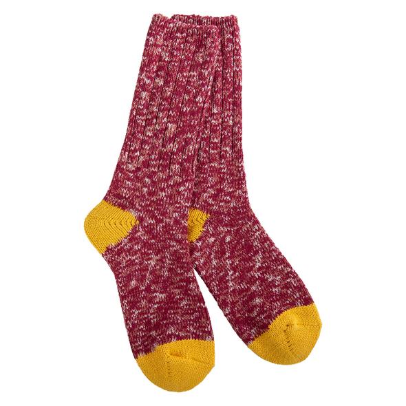 Weekend Ragg Crew Sock Cranberry
