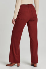 Bishop High Rise Wide Leg Pant Vino