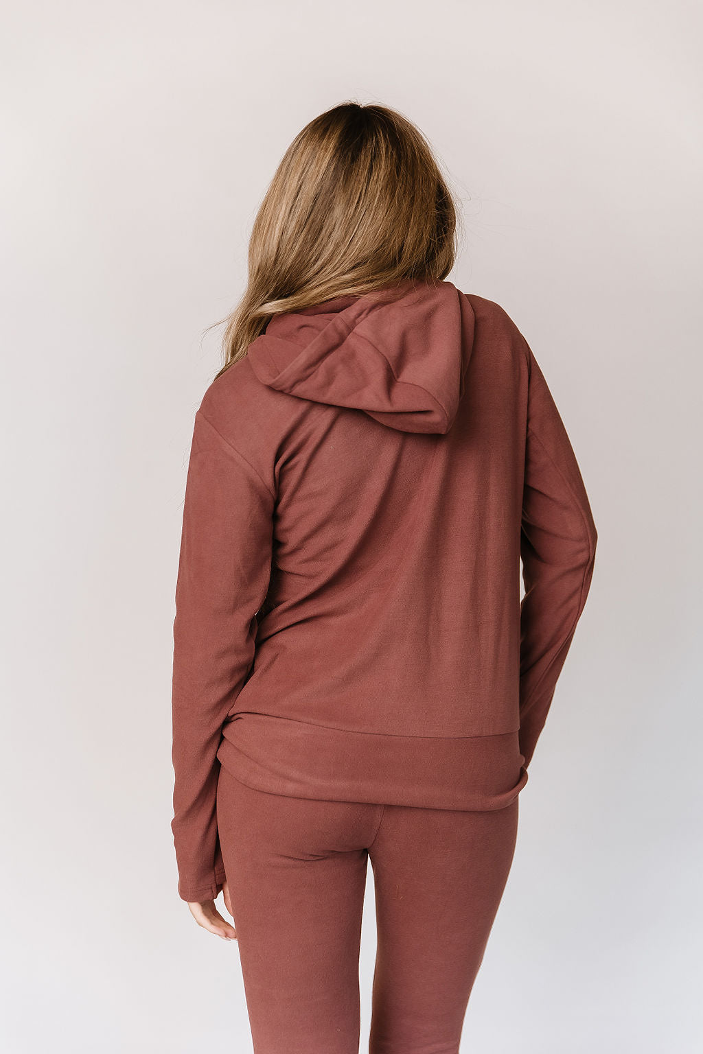 Performance Fleece Halfzip Sweatshirt Mahogany
