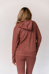 Performance Fleece Halfzip Sweatshirt Mahogany