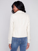 Vintage Suede Moto Jacket Clay