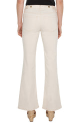 Hannah High Rise Utility Flare Pants Seaside Dunes