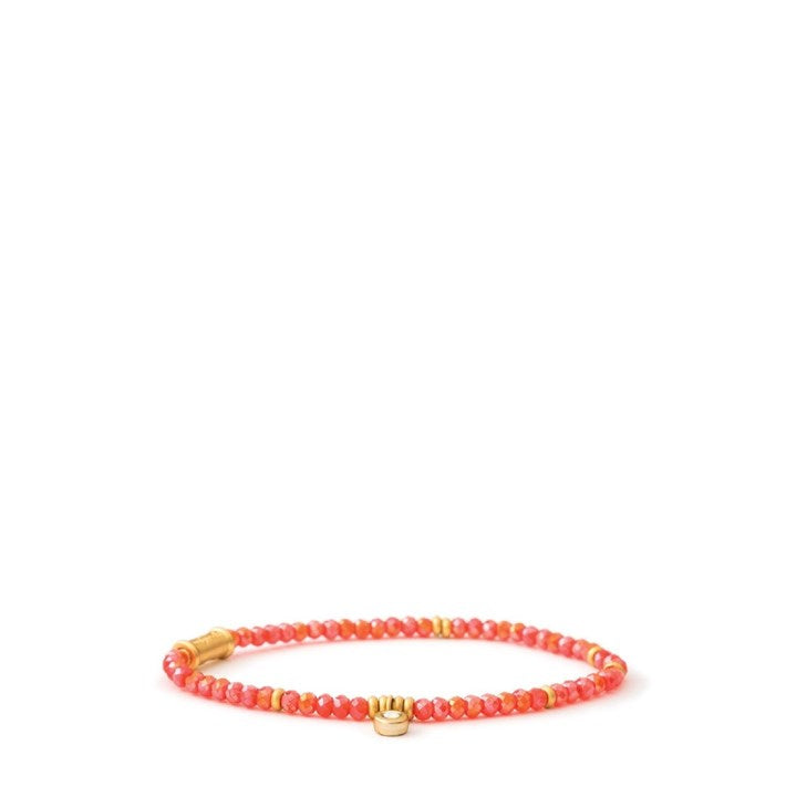 Stretch Bracelet - 3mm Coral