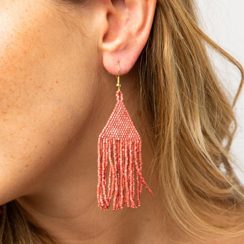 Lexie Petite Luxe Earrings Terra Cotta