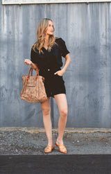 Rockaway Shoulder Bag Oats Pecan Rustic