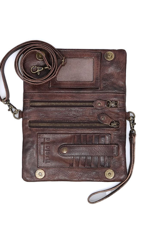 Cadence Convertible Wallet Teak Rustic