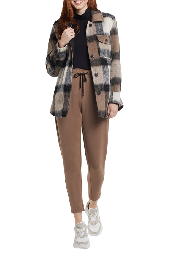 Wool Cozy Pocket Shacket Camel