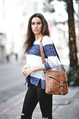 Venice Beach Crossbody Tan Rustic