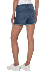 Gia Glider Fray Hem Short Harris