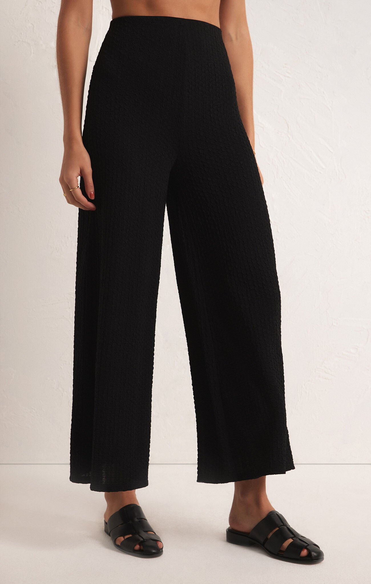 Billie Wide Leg Pants Black