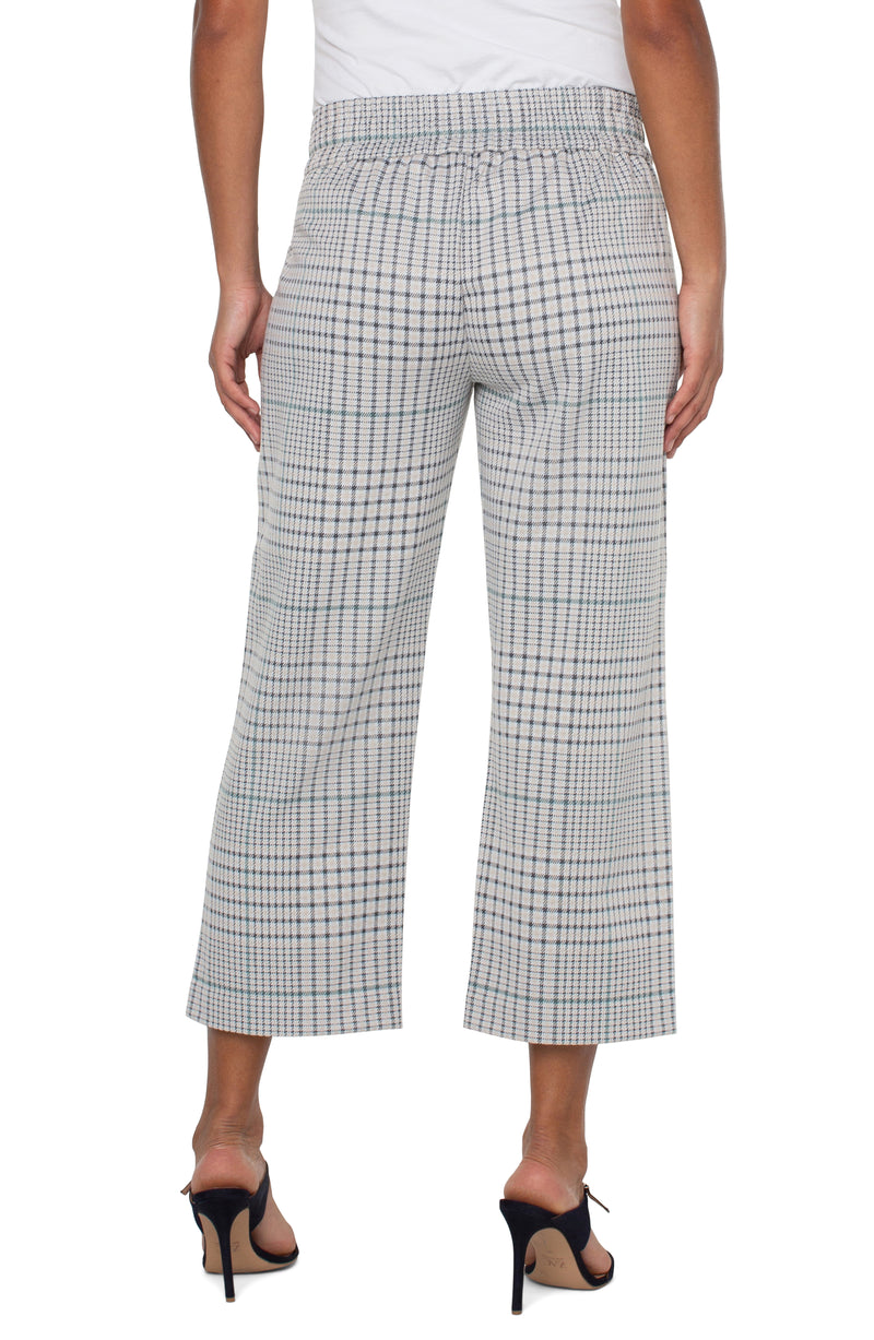 Mabel Pull On Wide Leg Pant Soft Sand + Grey