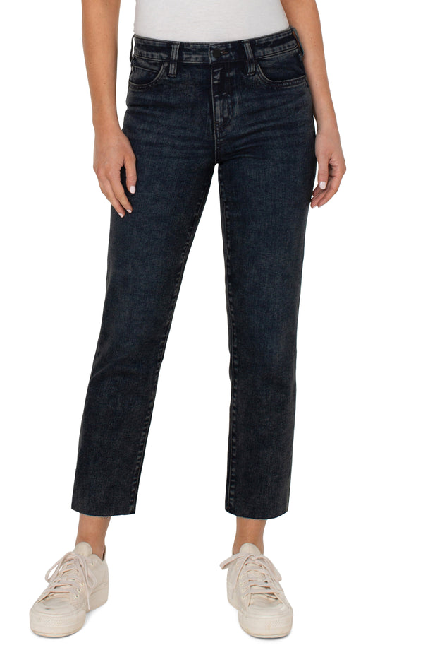 Non Skinny Skinny Cut Hem Jean Ravencrest