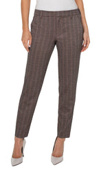 Kelsey 29" Knit Trouser  Black Brick Jacquard