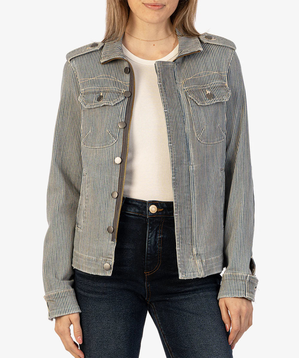 Amanda Welt Pockets Boxy Jacket Comfortable