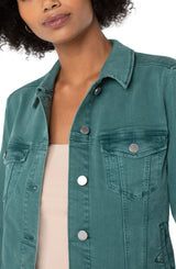 Classic Jean Jacket Shale Green