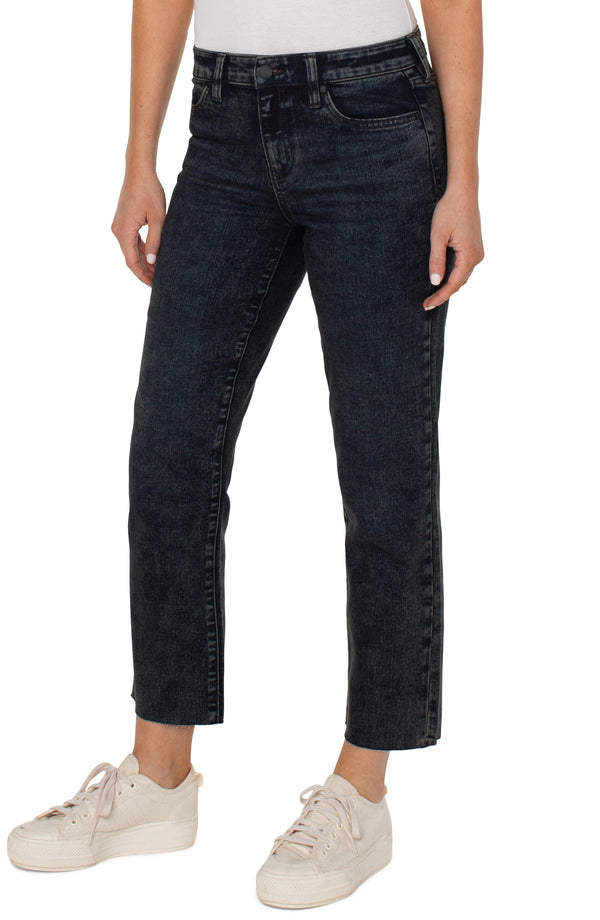 Non Skinny Skinny Cut Hem Jean Ravencrest