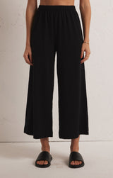 Scout Textured Slub Pants Black