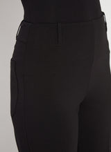 Juliet Fringe Cropped Pants Black