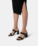 Paily Braided Heel Black