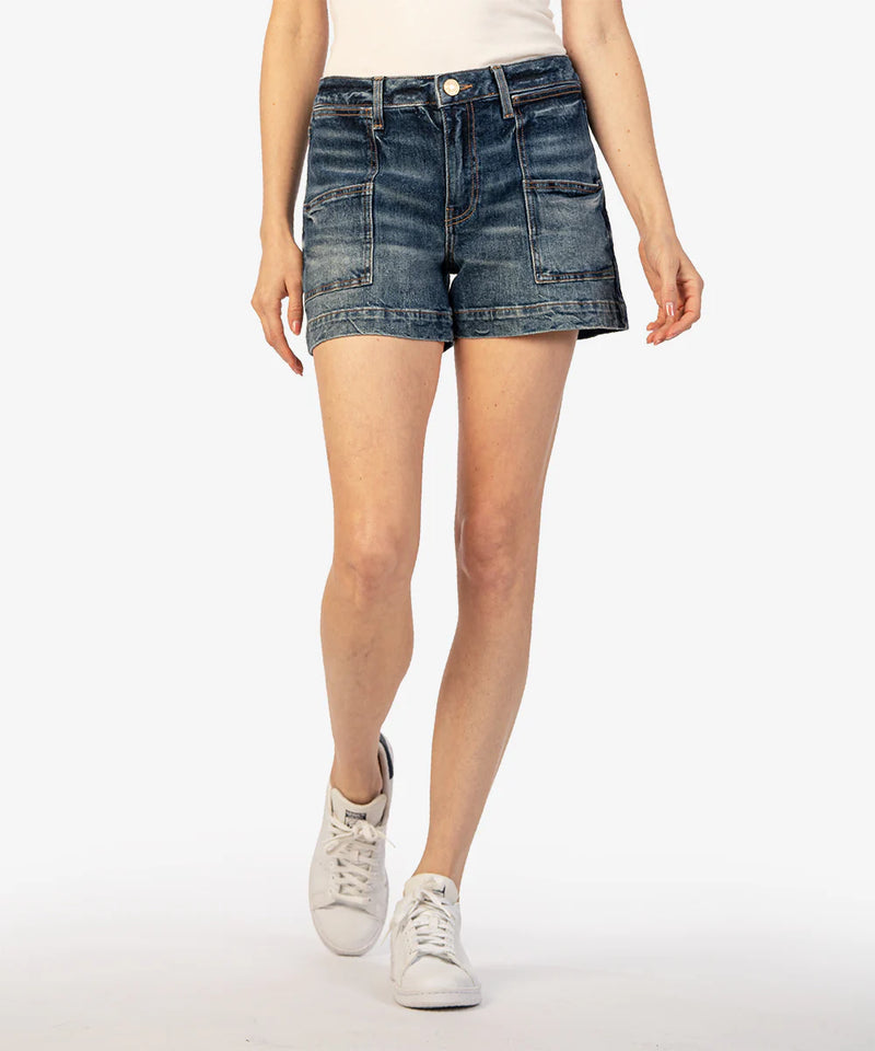 Jane High Rise Pork Chop Pocket Shorts Boosted