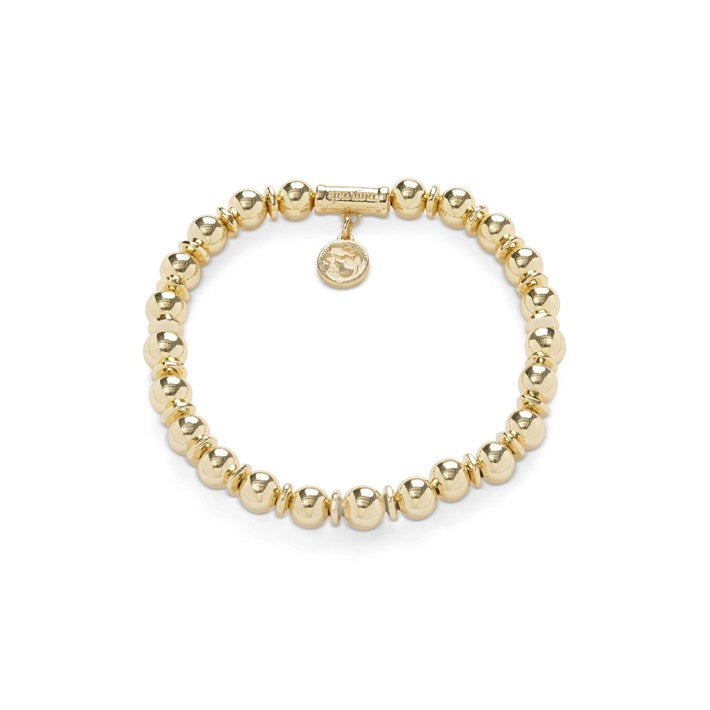 Stretch Bracelet - 6mm Gold
