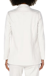 Princess Dart Boyfriend Blazer Vintage White
